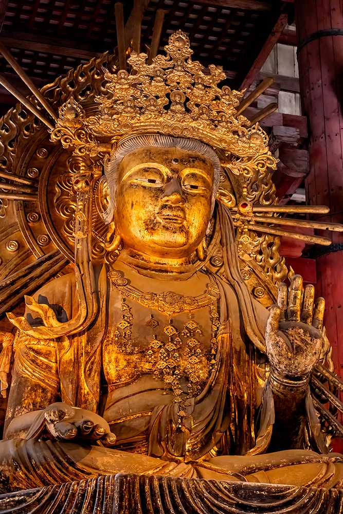 Kokuzo Bosatsu, Great Buddha Hall, Todai-ji temple, Nara, Japan